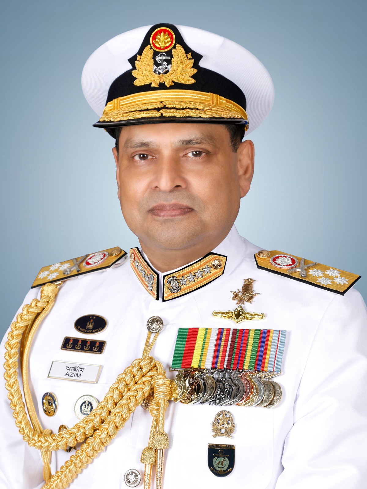 ADMIRAL KHONDKAR MISBAH UL AZIM, NBP, NPP, ndu, afwc, psc, MPhil, PhD